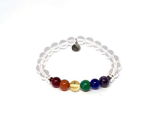 Ochrana Pulsera elástica de 17 cm de los 7 Chakras - Ochrana México