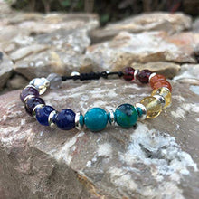 Cargar imagen en el visor de la galería, Ochrana Pulsera Ajustable de los 7 Chakras - Ochrana México
